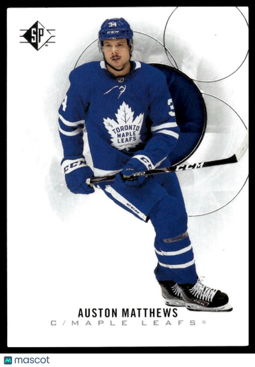 2020-21 SP Authentic Auston Matthews #58