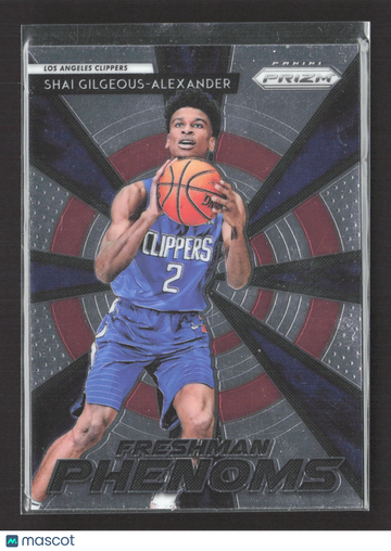2018 Panini Prizm Freshman Phenoms Shai Gilgeous-Alexander #15