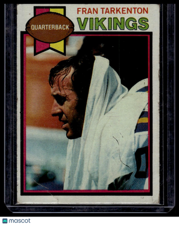 1979 Topps Fran Tarkenton #200 Cream Colored Back