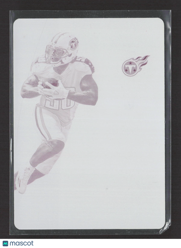 2018 Panini Contenders Optic Delanie Walker #23 Magenta Printing Plate /1 Printing Plate