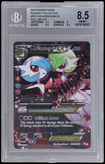 2016 Pokemon XY Generations Radiant Collection M Gardevoir EX BGS 8.5