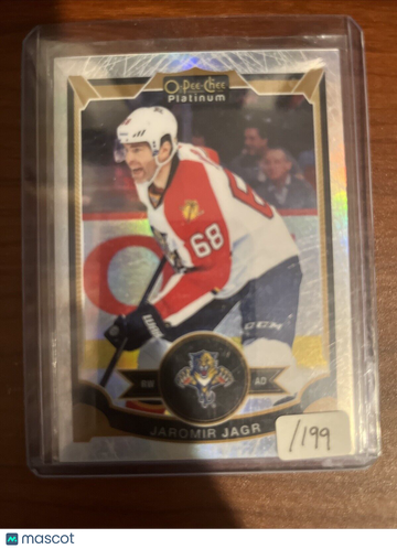 2015-16 O-Pee-Chee Platinum Jaromir Jagr #100 Ice