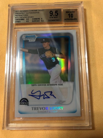 2011 Trevor Story 1st BC refractor #500
