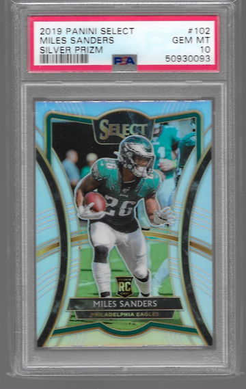 Miles Sanders Select Silver Prizm