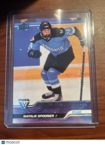 2024 Upper Deck Natalie Spooner #63 Deluxe Parallel/Variety Rookie Insert