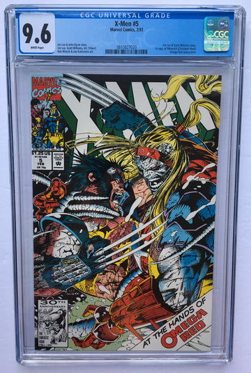 X-MEN #5 CGC 9.6 1st MAVERICK & FULL  STORY OMEGA RED! FREE S/H.