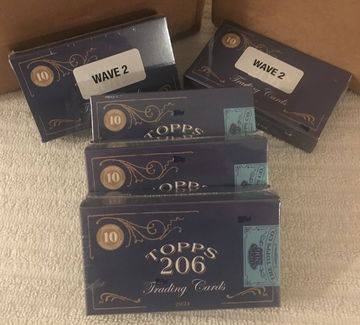 2021 Topps 206 - Wave 2 - 5 Packs - Jazz Chisholm RC, Akil Baddoo RC, Vlad Jr, Acuna, Clemente