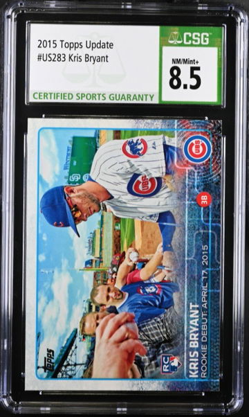 2015 Topps Update US283 Kris Bryant RC CSG 8.5 NM/Mint