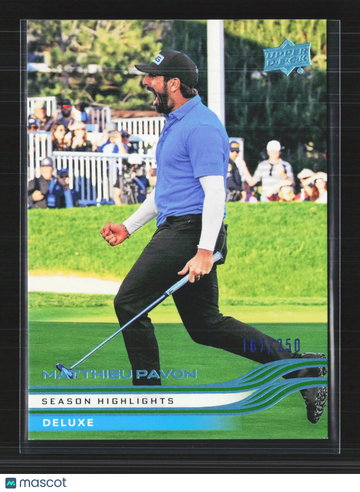 2026 Upper Deck Golf Deluxe Matthieu Pavon #69 167/250