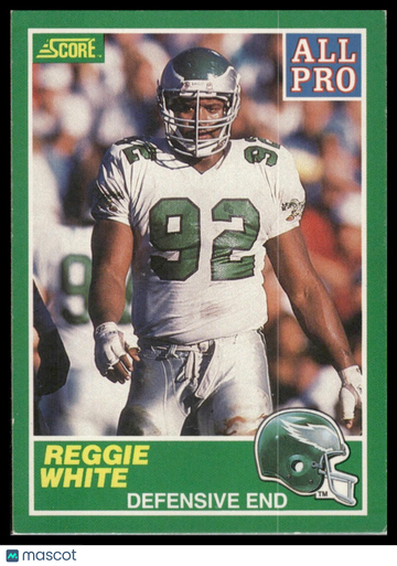 1989 Score Reggie White #296