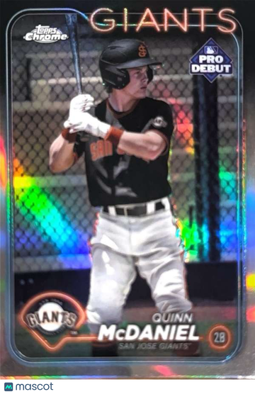 2024 Topps Pro Debut - Chrome Quinn McDaniel #PDC-136