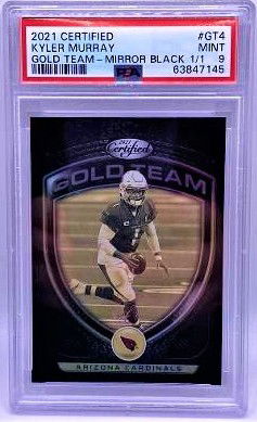 2021 Gold Team Certified #GT4 Mirror Black 1/1