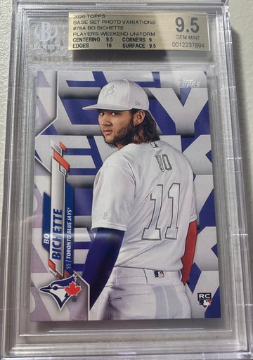 2020 Topps Series 1 Bo Bichette BGS 9.5