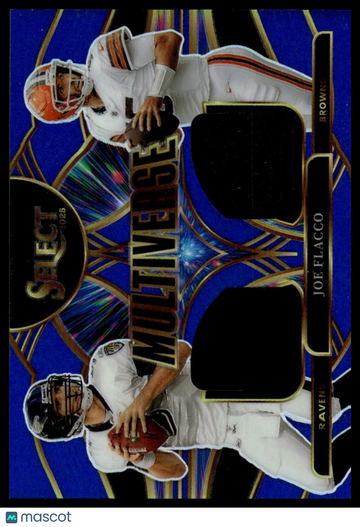 2025 Panini Select Joe Flacco #MVJ-JFO Multiverse Jerseys Blue Prizm MEM