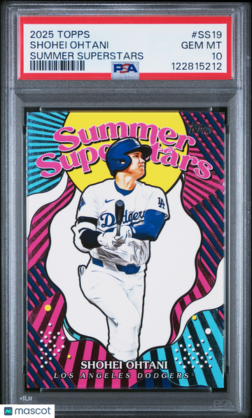 2025 Topps Summer Superstars Shohei Ohtani #SS19 PSA 10