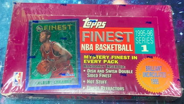 (1) 1995-96 Topps Finest Basketball Series 1 Sealed Box