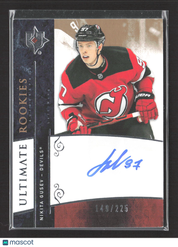 2020 Upper Deck Ultimate Collection Nikita Gusev #RRA-NG Autograph 149/225 Rookie Auto