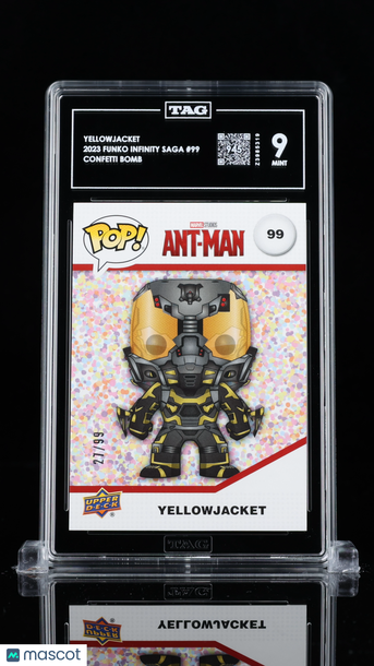 2023 Funko Infinity Saga Yellowjacket #99 Confetti Bomb TAG 9