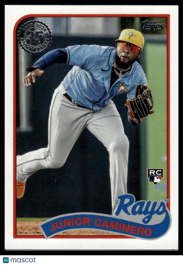 2024 Topps Update Junior Caminero #89US-16 1989 Topps Baseball 35th Anniversary