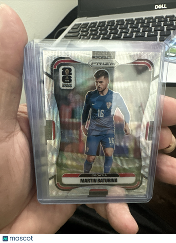 2026 Panini Prizm FIFA World Cup 2026 Martin Baturina #193 Silver Wave