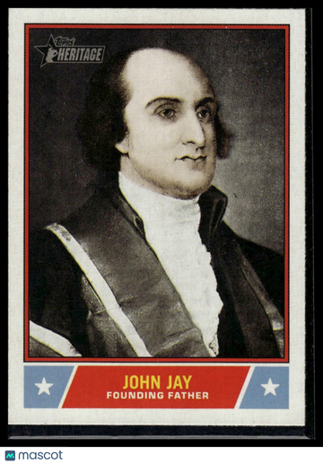 2025 Topps Heritage John Jay #NS-10 Notable Americans