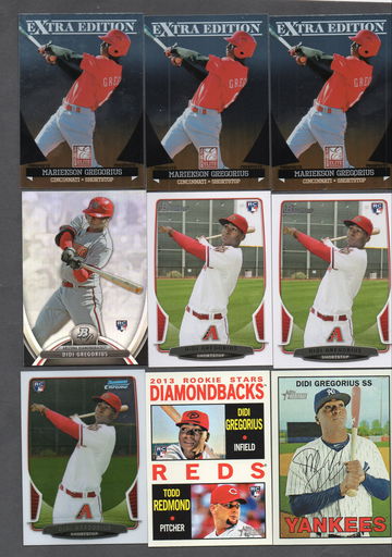 Didi Gregorius Baseball Card Lot (15) - Many Rookie Cards RC Nice Variety