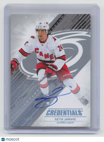 2025 Upper Deck Credentials Seth Jarvis #51 Autograph