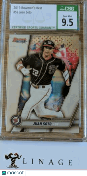 2019 Bowman's Best Juan Soto CSG