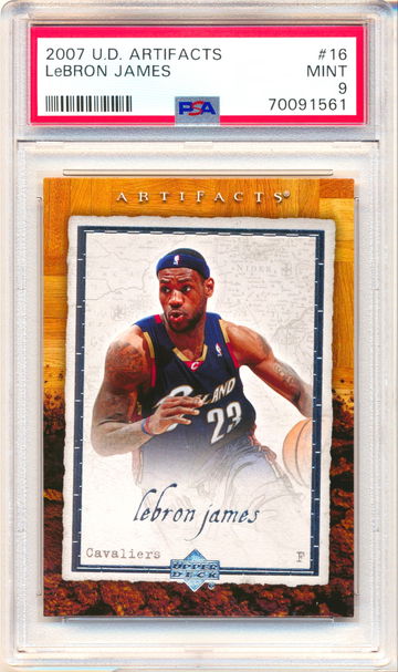 2007 Upper Deck Artifacts #16 LeBron James PSA 9