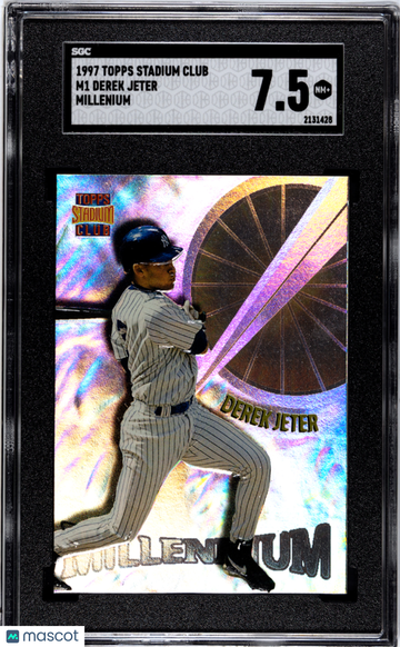1997 Topps Stadium Club Derek Jeter #M1 Millenium SGC 7.5