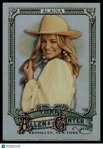 2025 Topps Allen & Ginter Lauren Alaina #252 Chrome Refractor