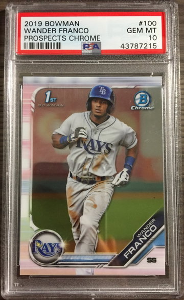 Wander Franco 2019 Bowman Chrome PSA 10