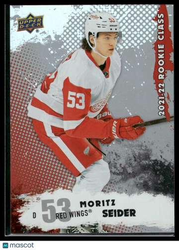 2021-22 Upper Deck Moritz Seider #RC-16 2021-22 Rookie Commemorative Class