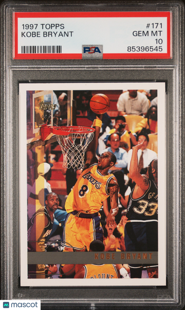 1997 Topps Kobe Bryant #171 PSA 10