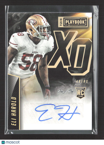 2015 Panini Playbook Eli Harold #XO-EH One of One RC