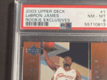 2003-04 Upper Deck Rookie Exclusives LeBron James Exclusive