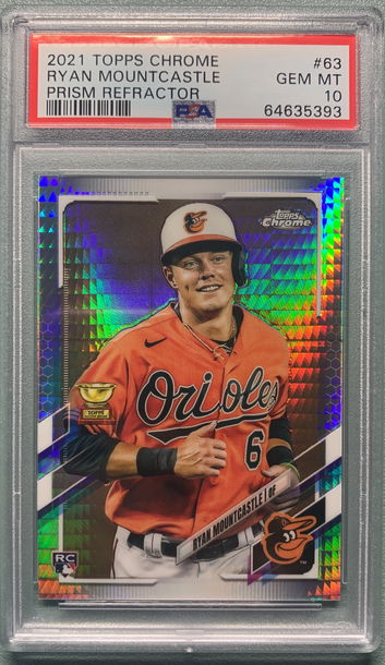 2021 Ryan Mountcastle Topps Chrome Prism Refractor #63 RC