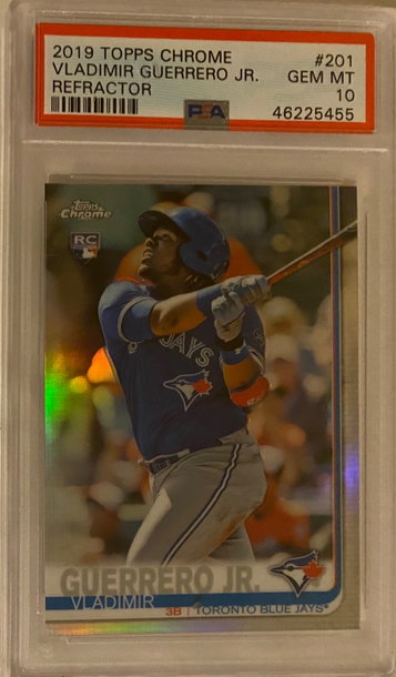 VLADIMIR GUERRERO Jr. 2019 Topps Chrome SP RC Refractor! PSA 10! LOWLOWLOW POP!