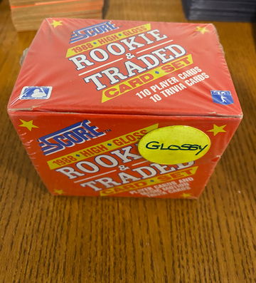 1988 Score GLOSSY  Rookie Traded Baseball Set FACTORY SEALED.