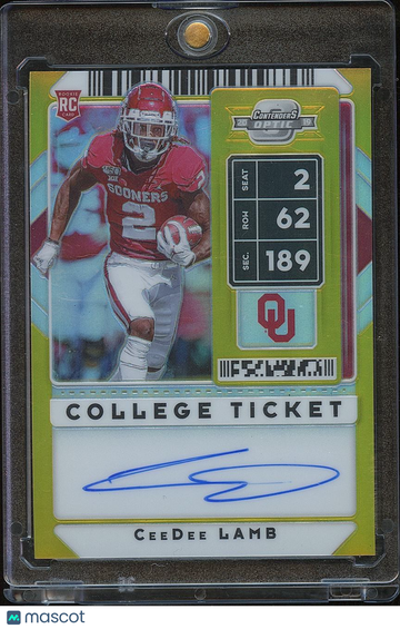 2020 CeeDee Lamb Rookie