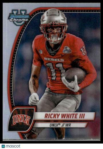 2024 Bowman University Chrome Ricky White III #153 Refractor