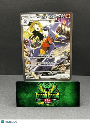 2025 Destined Rivals Cynthia's Garchomp EX Holo Secret Rare SAR #232/182
