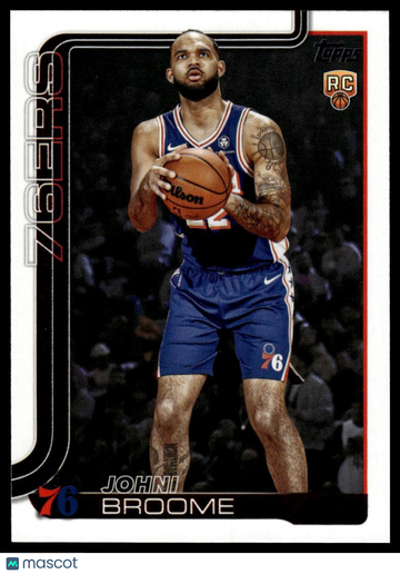 2025-26 Topps Johni Broome #235 RC