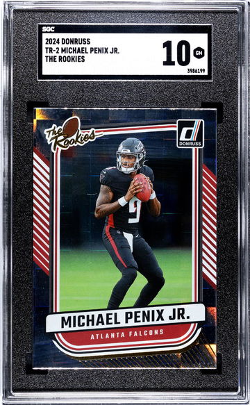 2024 Donruss #TR-2 Michael Penix Jr. The Rookies SGC 10