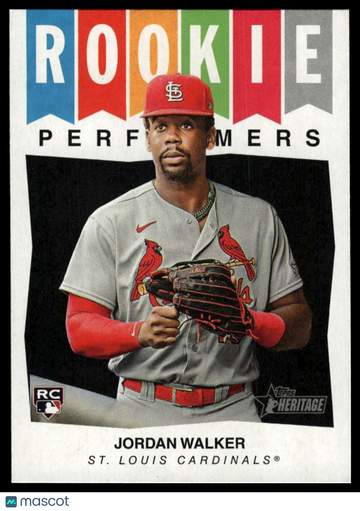 2023 Topps Heritage Jordan Walker #RP-6 Rookie Performers