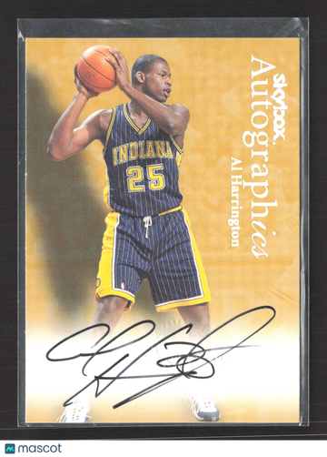 1999 SkyBox Autographics Al Harrington Auto