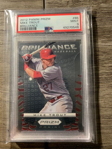 2012 Panini Prizm “Brilliance” Mike Trout PSA 10