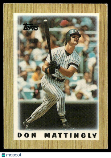 1987 Topps Major League Leaders Minis Don Mattingly #65