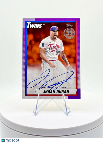 Jhoan Duran - 2025 Topps 1990 Topps Baseball #90A-JD Orange /25