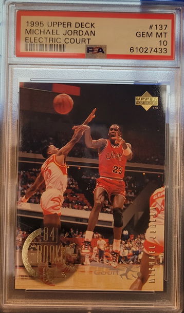 1995 Upper Deck Michael Jordan PSA Electric Court
